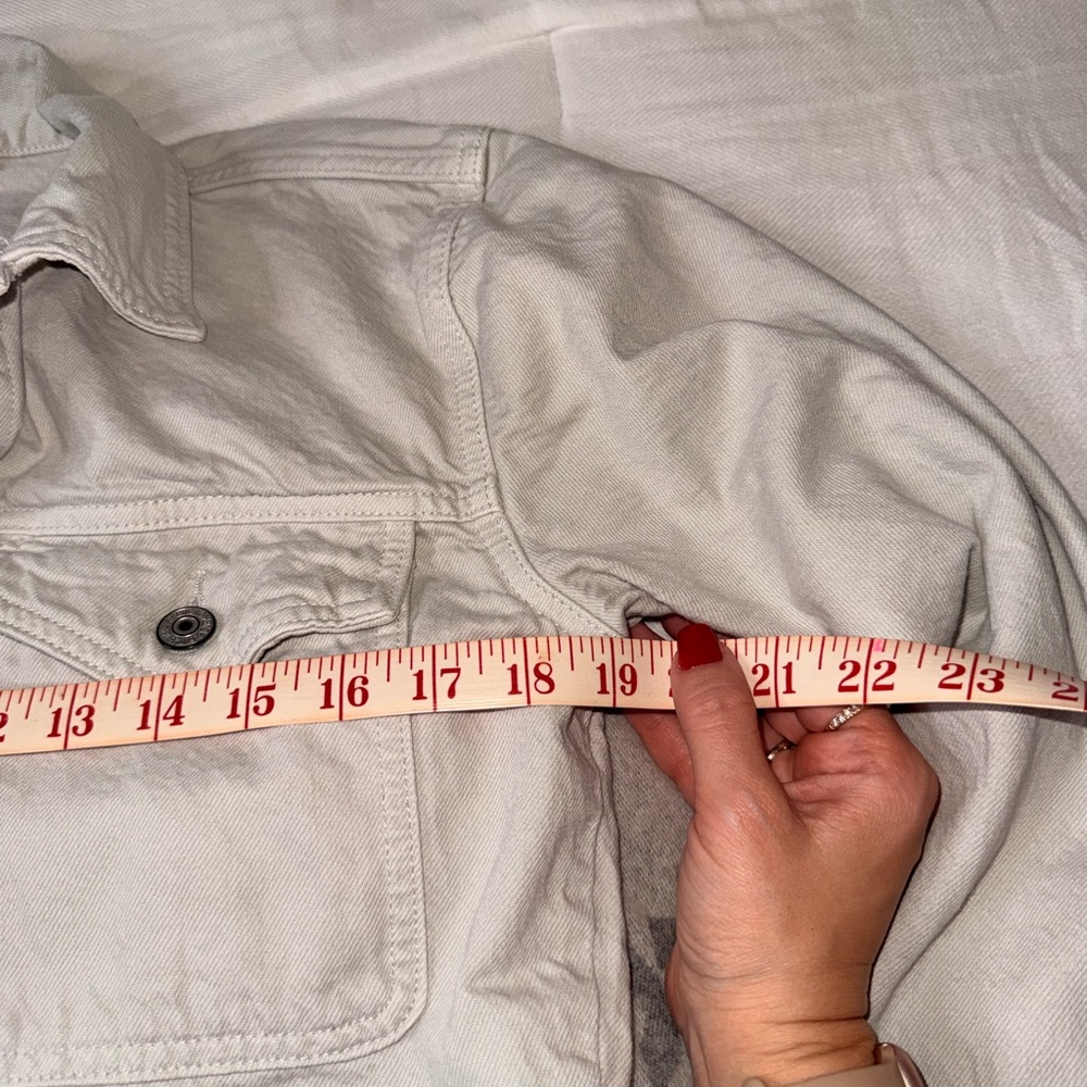 Abercrombie & Fitch Denim Shirt Dress, Grey - Picture 7 of 11